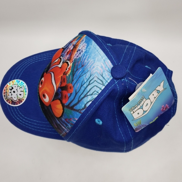 New Finding Dory Nemo Blue Cap 3D Disney Pixar Kids Snapback Hat - Picture 8 of 12